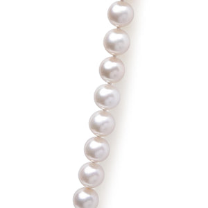 14K Gold 8.0x8.5mm Akoya Pearl Strand Necklace