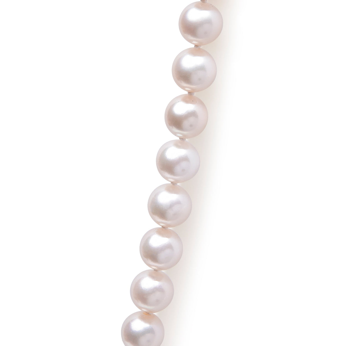 14K Yellow Gold 8.0x8.5mm Akoya Pearl Strand Necklace
