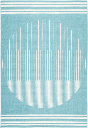 Nabil Aqua Area Rug - Clearance