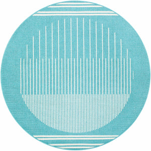 Nabil Aqua Area Rug - Clearance