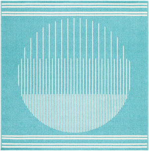 Nabil Aqua Area Rug - Clearance