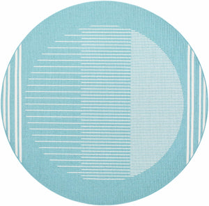 Nabil Aqua Area Rug - Clearance