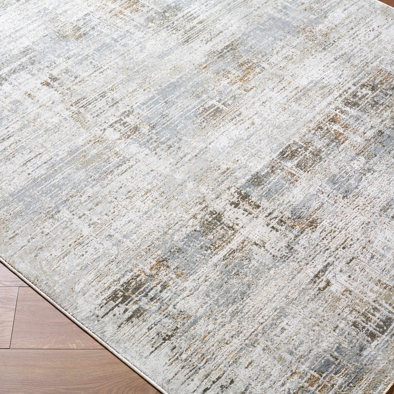 Neron Blue Gray Abstract Rug
