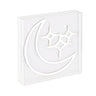 Starry Square Contemporary Glam Acrylic Box USB Operated LED Neon Light