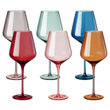 Tonal Stemmed Wine Glassware, Set of 6