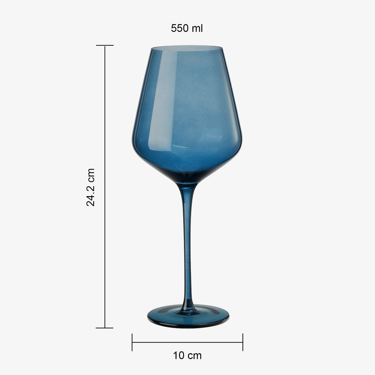 Tonal Stemmed Wine Glassware, Set of 6