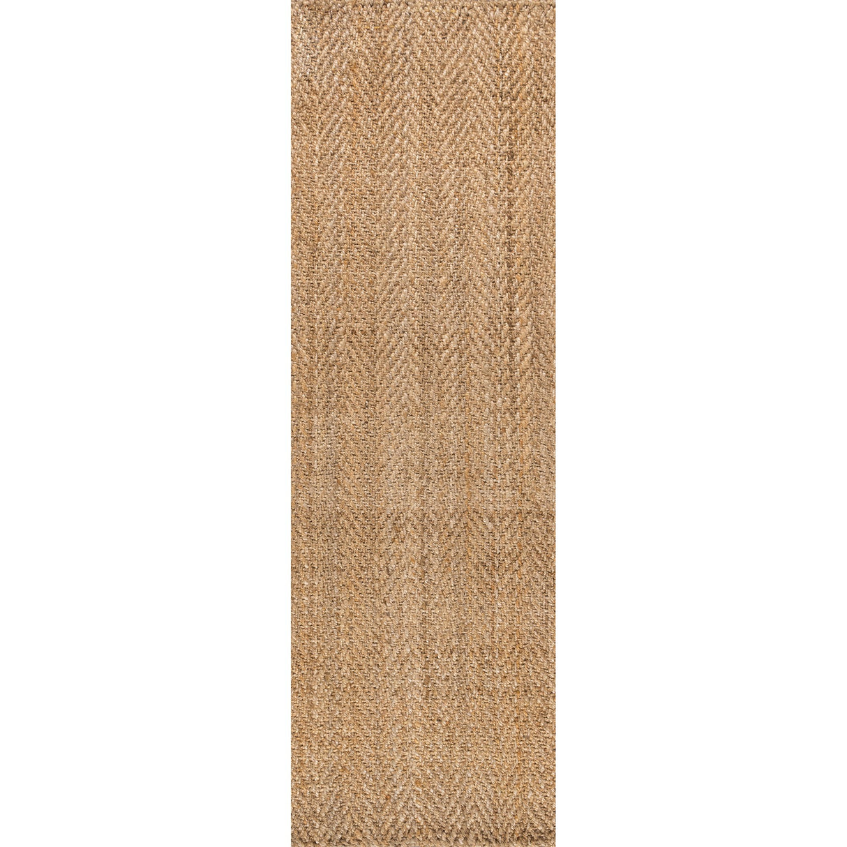Espina Hand Woven Herringbone Chunky Jute Runner Rug