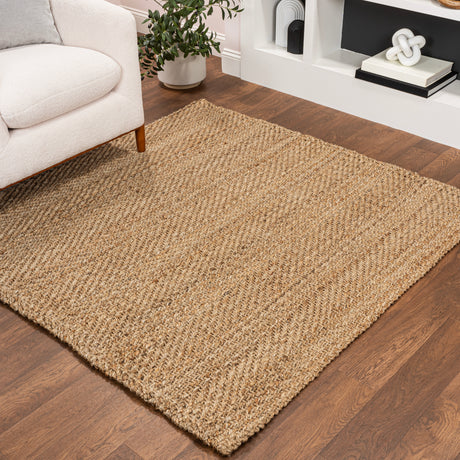 Espina-Hand-Woven-Herringbone-Chunky-Jute-Square-Area-Rug-Area-Rugs