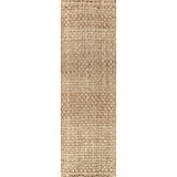 Estera Hand Woven Boucle Chunky Jute Runner Rug