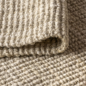 Hiro Hand Woven Chunky Jute Square Area Rug