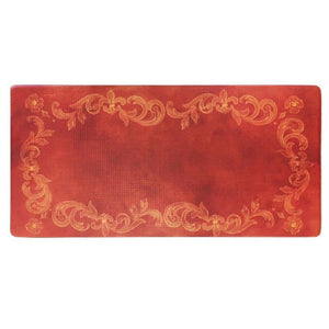 Tuscan Fleur Oversized 20"x39" Anti-Fatigue Embossed Floor Mat