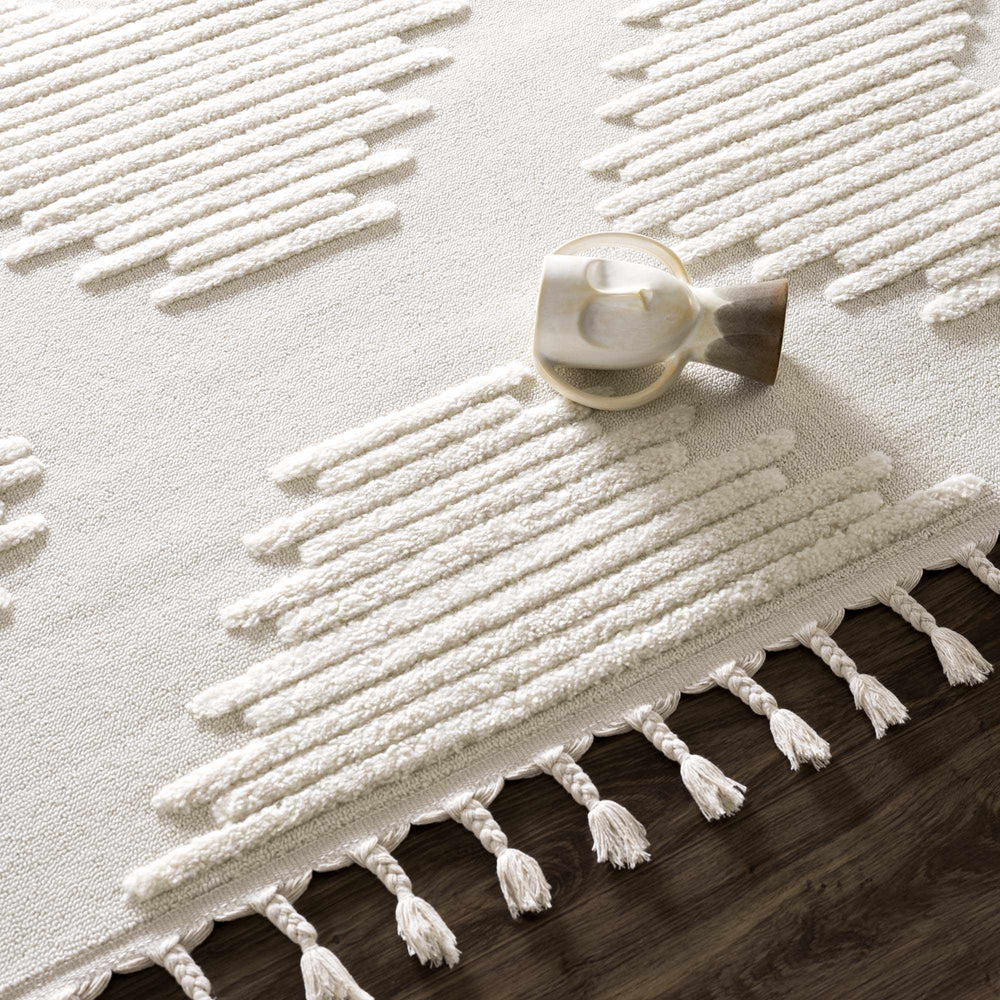 Palimbang Cream 3D Rug