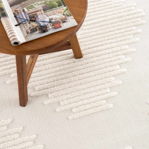 Palimbang Cream 3D Rug