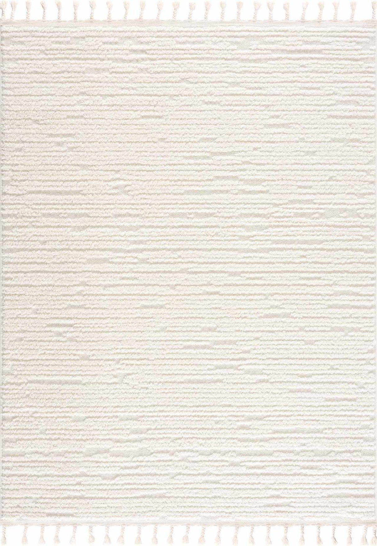 Kulu Textured Area Rug with Tassels