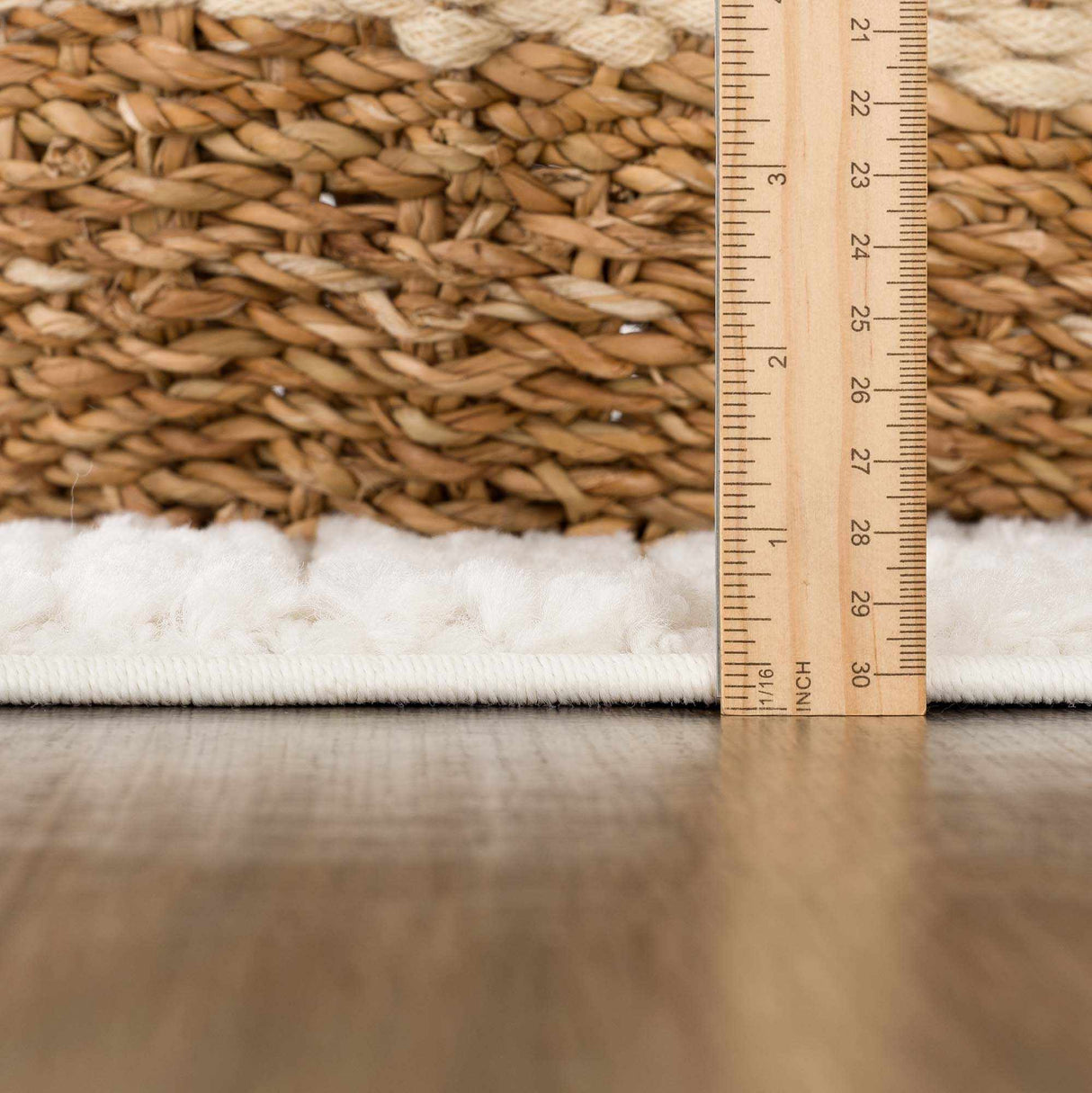 Kulu Textured Area Rug with Tassels