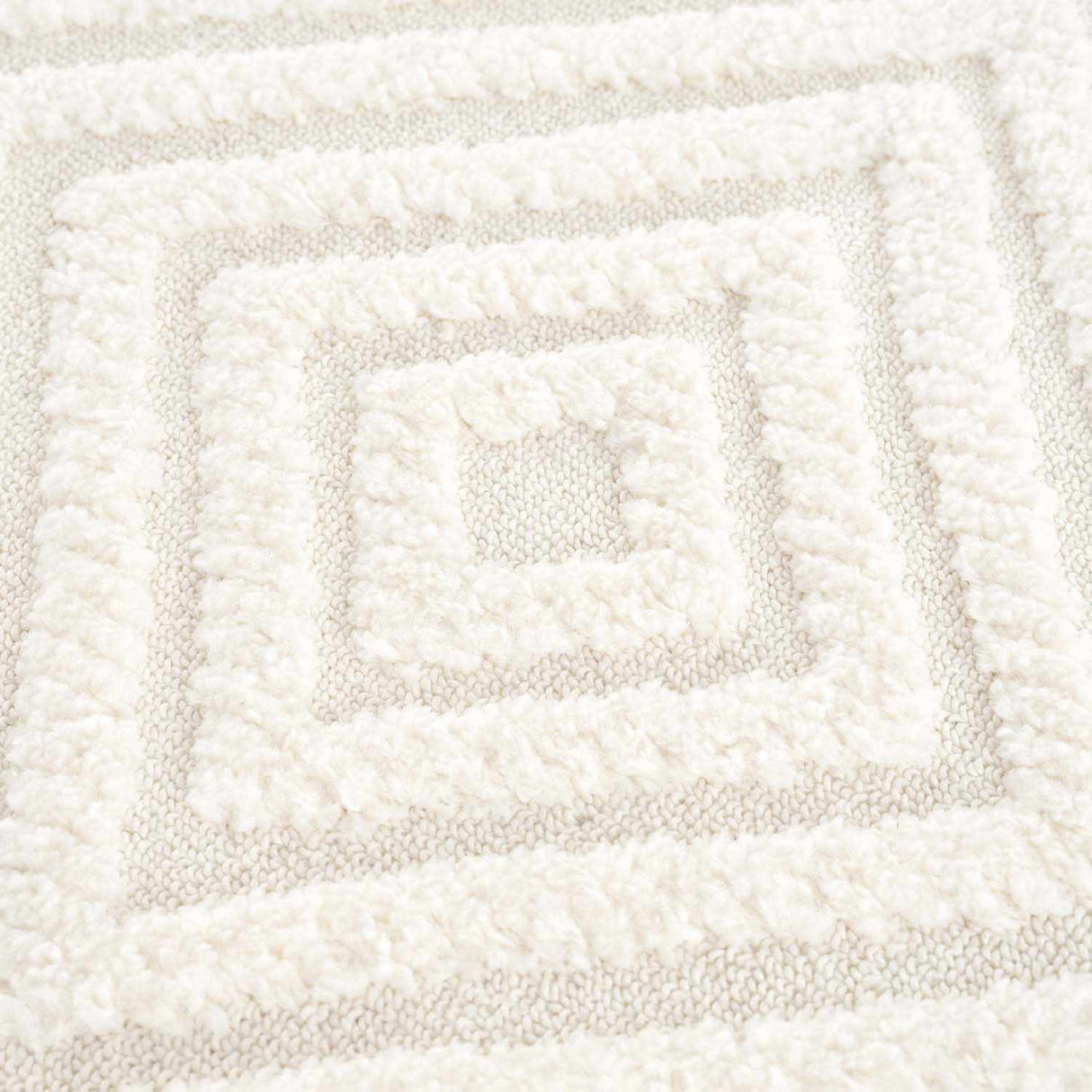 Manyas 3D Bone Area Rug with Tassels