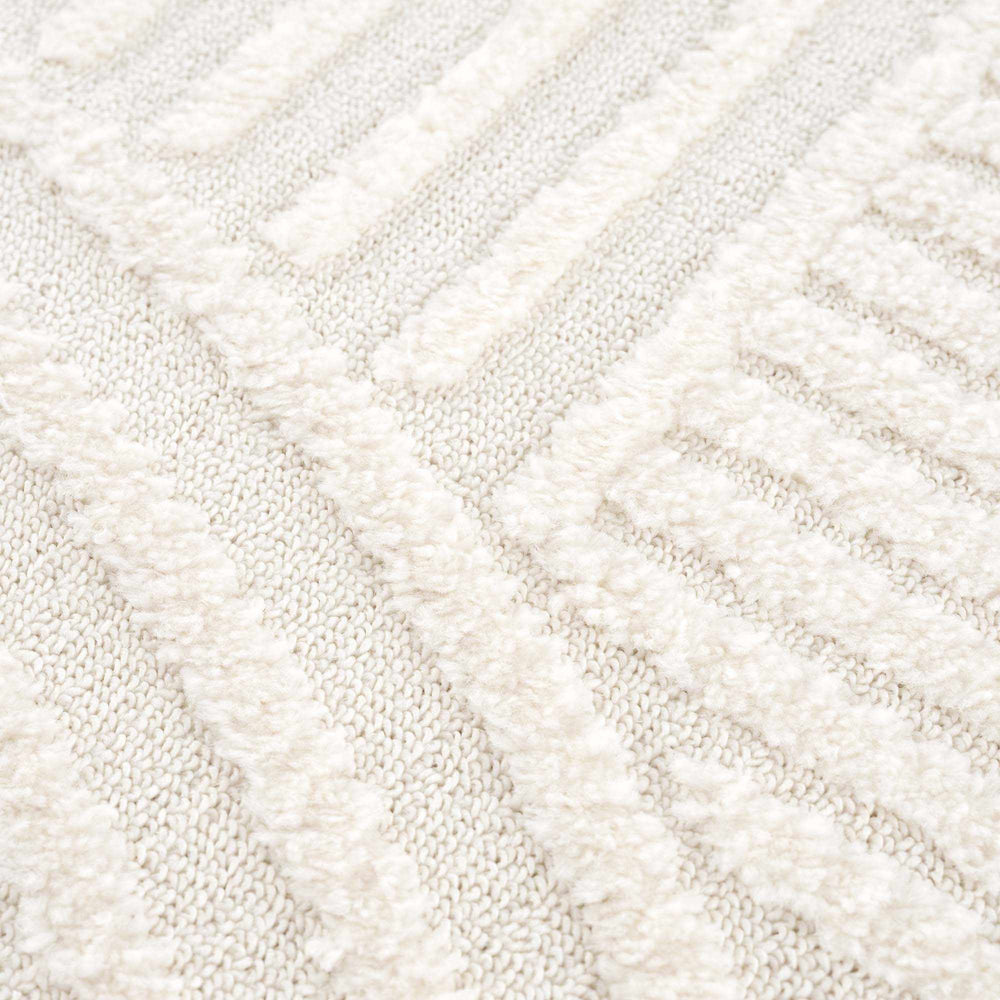 Guiling 3D Rainbow Area Rug with Tassels