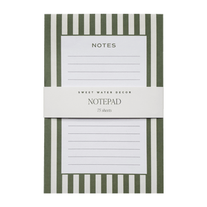 Striped Notepad