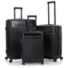 Roberto Cavalli 3 Piece Luggage Set with Expandable Hard Shell & 8 Spinner Wheels