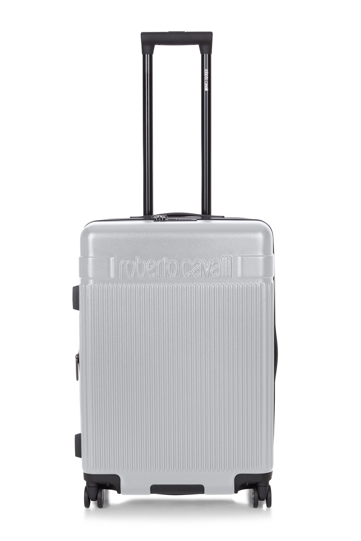 Roberto Cavalli 3 Piece Luggage Set with Expandable Hard Shell & 8 Spinner Wheels