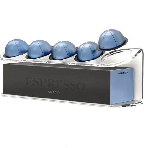 Wall-Mounted-Organizer-for-Nespresso-Vertuo-Pods,-Easy-access-Acrylic-Holder-for-Original-Vertuoline-Box-and-5-Coffee-Pods-(5-pods-+-1-box)-