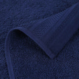 Honeycomb Textured Waffle Border Cotton Bath Towels, Set of 4 - Bath Towel by Superior Brand