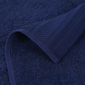 Honeycomb Textured Waffle Border Cotton Bath Towels, Set of 4 - Bath Towel by Superior Brand