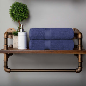 Madison Egyptian Cotton Plush Thick Absorbent Bath Towel Set of 2