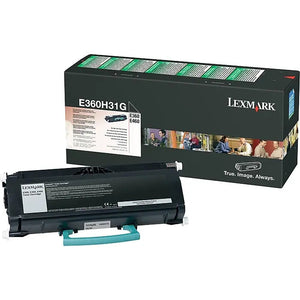 Lexmark E360H31G Black High Yield Toner Cartridge