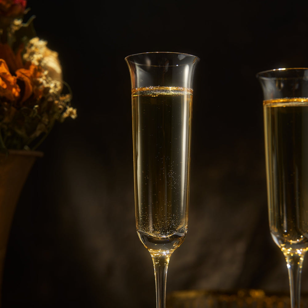 Opera Nick & Nora Champagne Flute Glassware, Set of 2