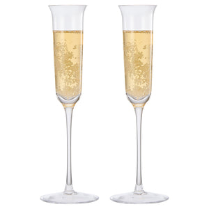 Opera Nick & Nora Champagne Flute Glassware, Set of 2