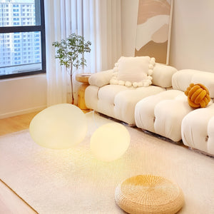 Nordic Stone-Shaped LED Table Lamp 3-Color Modern Ambient Light