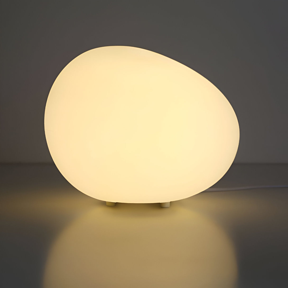 Nordic Stone-Shaped LED Table Lamp 3-Color Modern Ambient Light