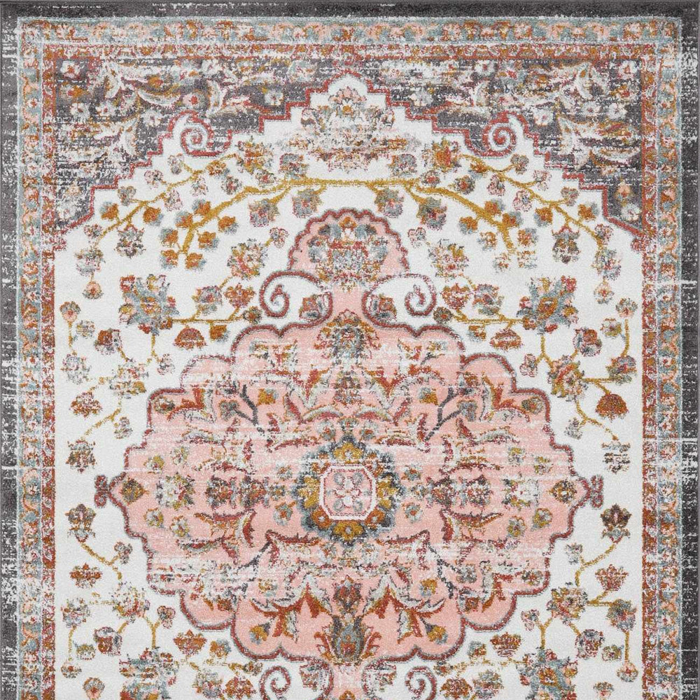 Oark Floral Medallion Area Rug