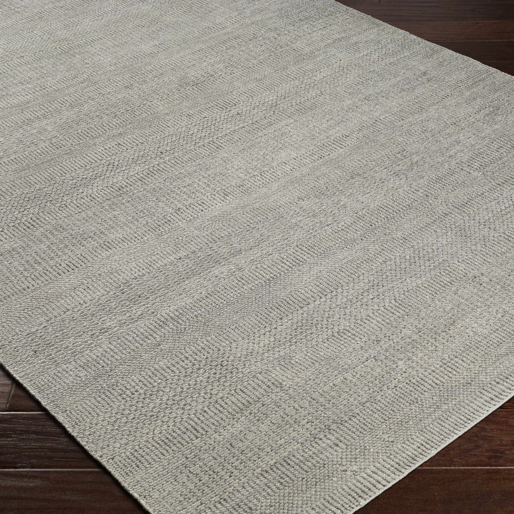 Ocate Gray Wool Area Rug - Clearance