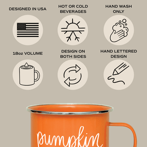 Pumpkin Spice 18oz. Campfire Coffee Mug