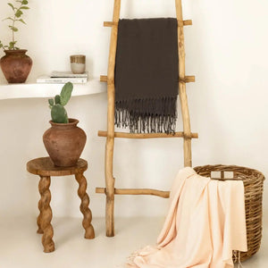 Vegan Cashmere Throw Blanket