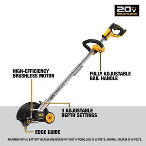 Open Box - DEWALT 20-Volt Cordless Electric Edger (Tool-Only)