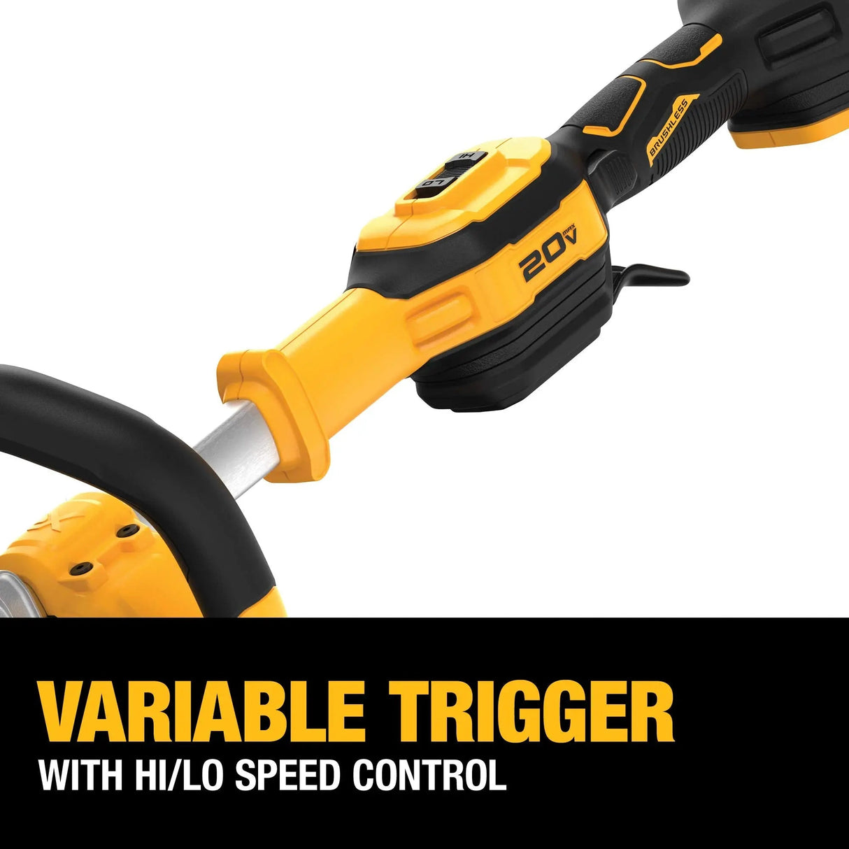 Open Box - DEWALT DCST922P1 20-Volt MAX Lithium-Ion Brushless Cordless String Trimmer