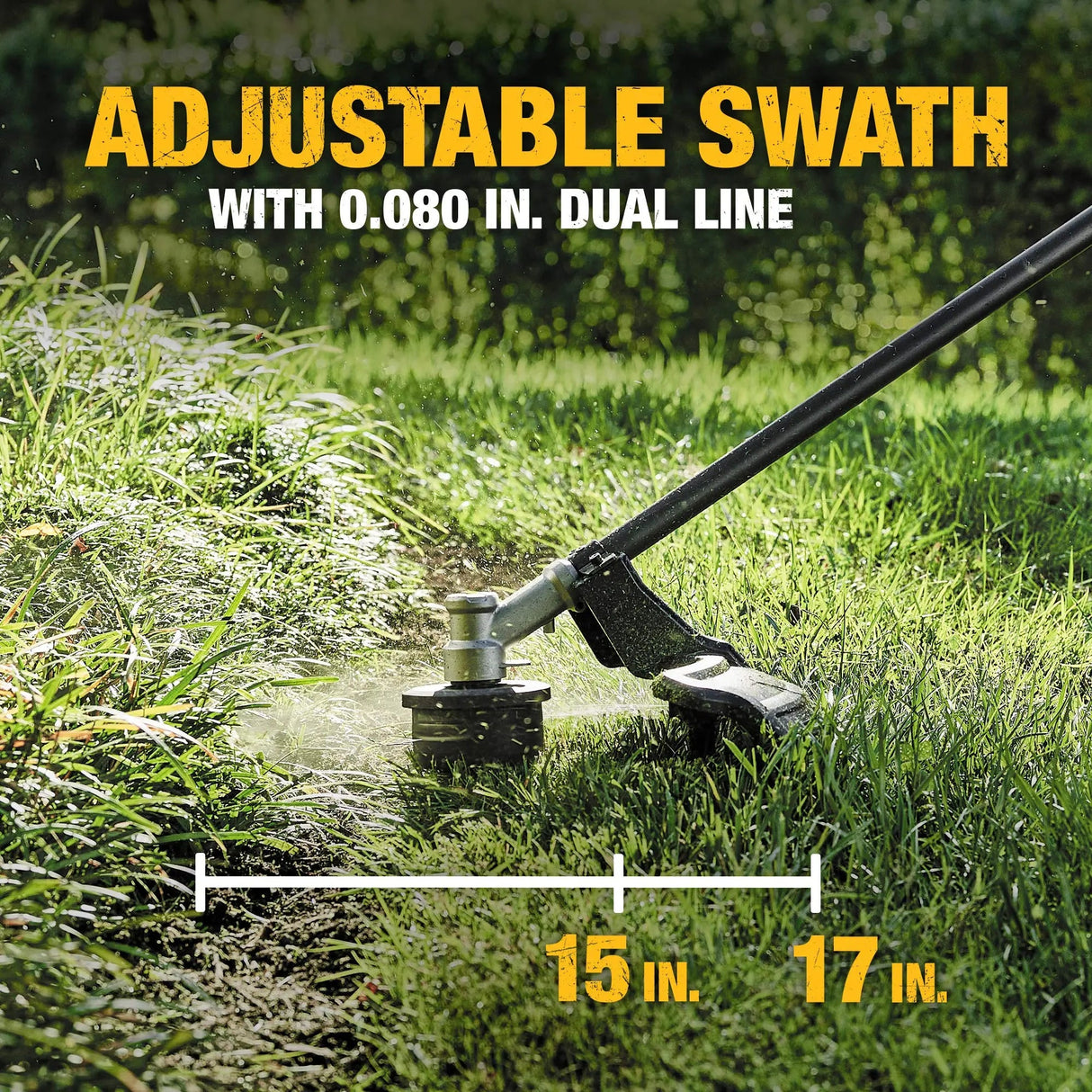 Open Box - DEWALT FLEXVOLT 60-Volt MAX Lithium- Ion Electric Cordless Attachment Capable String Trimmer