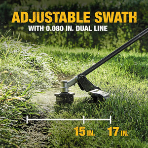 Open Box - DEWALT FLEXVOLT 60-Volt MAX Lithium- Ion Electric Cordless Attachment Capable String Trimmer