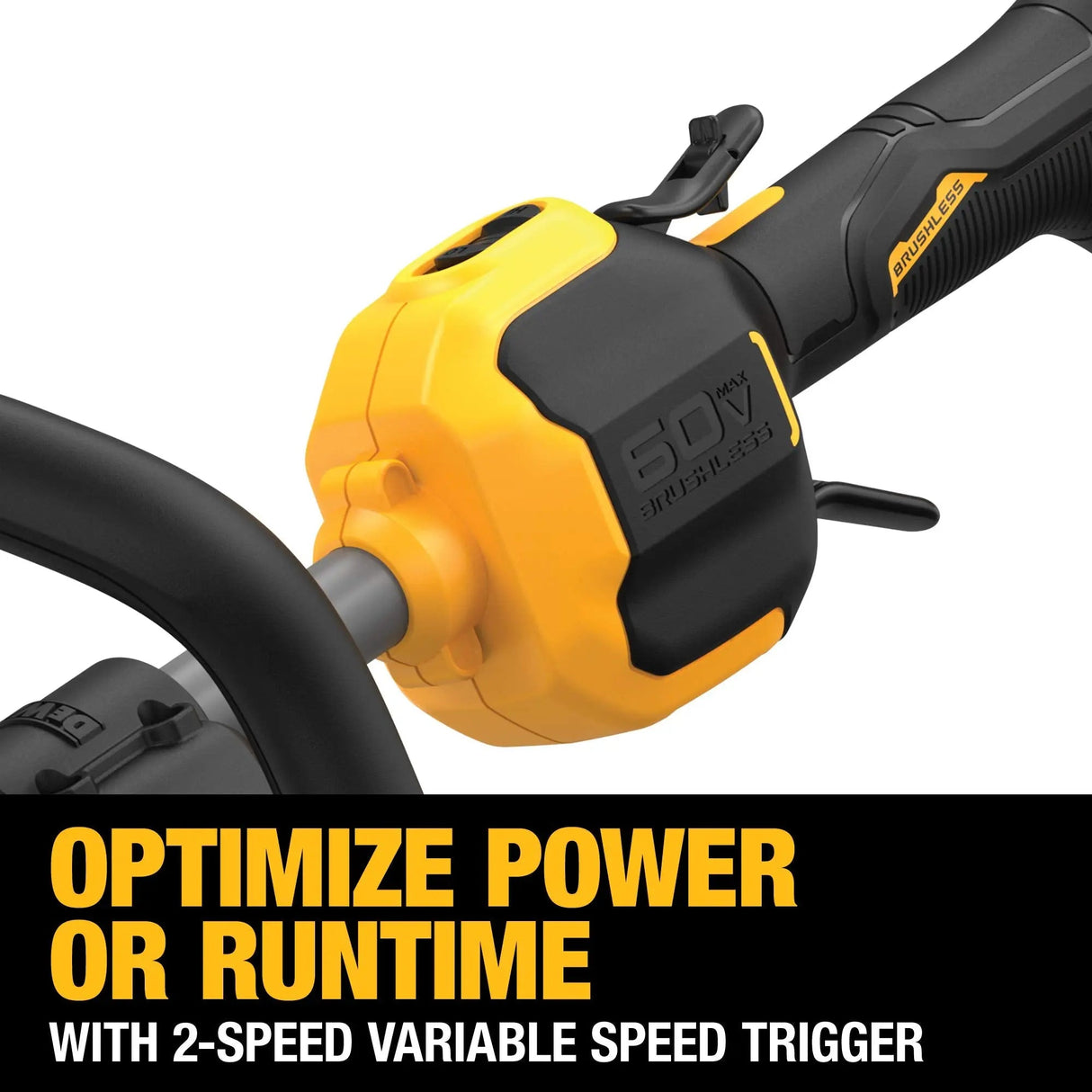 Open Box - DEWALT FLEXVOLT 60-Volt MAX Lithium- Ion Electric Cordless Attachment Capable String Trimmer