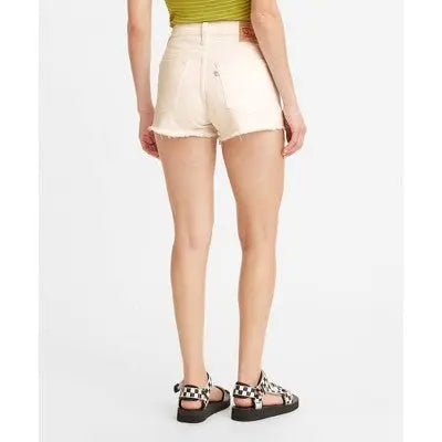 Open Box - Levi's 501 Original Women's High-Rise Distressed Jean Denim Shorts