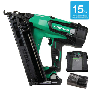 Open Box -  Metabo HPT 2.5-in 15-Gauge Cordless Finish Nailer (Battery & Charger Included)