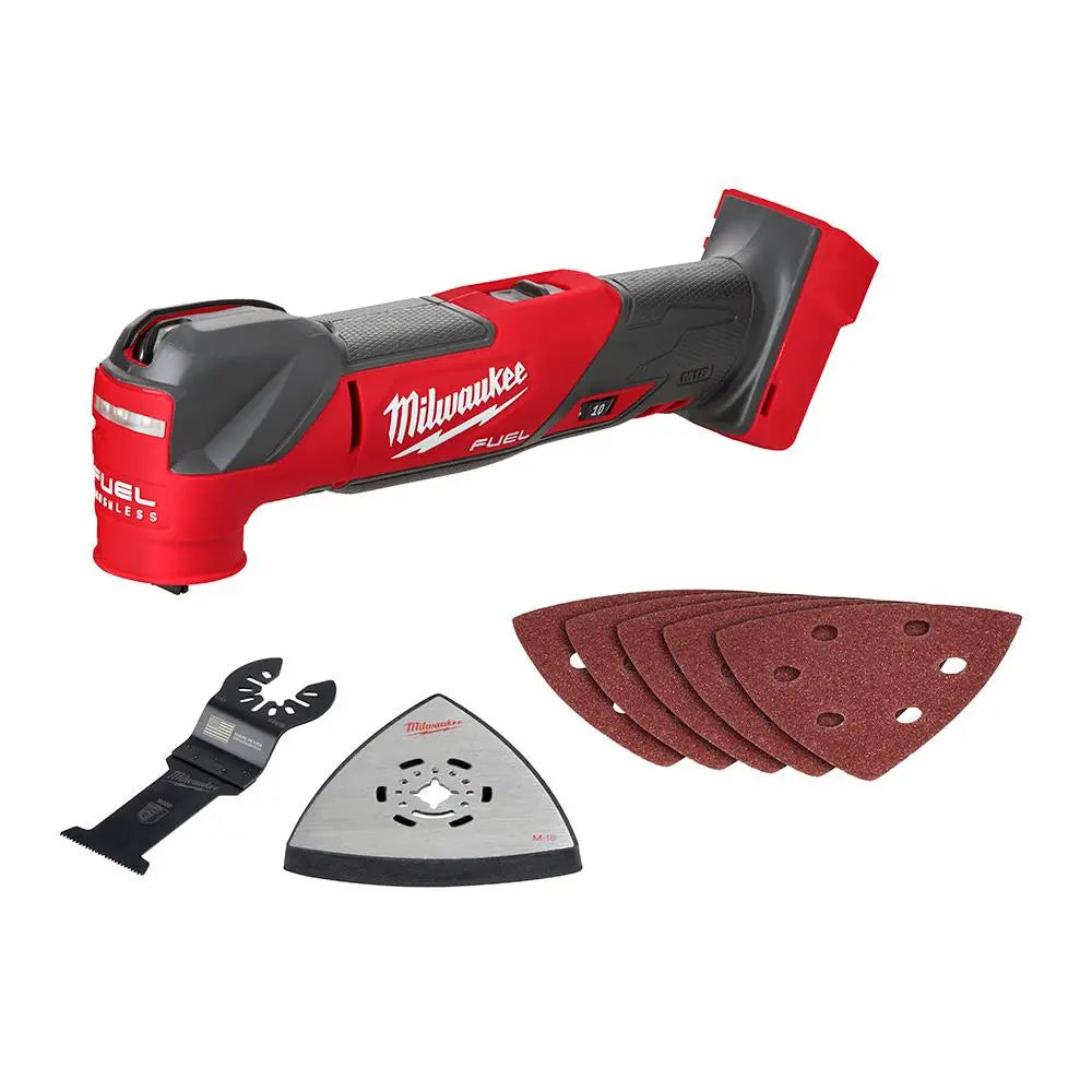 Open Box -  Milwaukee M18 FUEL 18-Volt Lithium-Ion Cordless Brushless Oscillating Multi-Tool (Tool-Only)