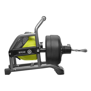 Open Box - RYOBI 18-Volt ONE+ Hybrid Drain Auger Kit with 50 ft. Cable, 2 Ah Battery, 18-Volt Charger, and Accessories