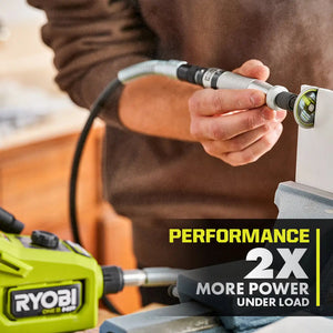 Open Box -  RYOBI ONE+ HP 18V Brushless Cordless Rotary Tool Kit with 2.0 Ah HIGH PERFORMANCE Battery and Charger