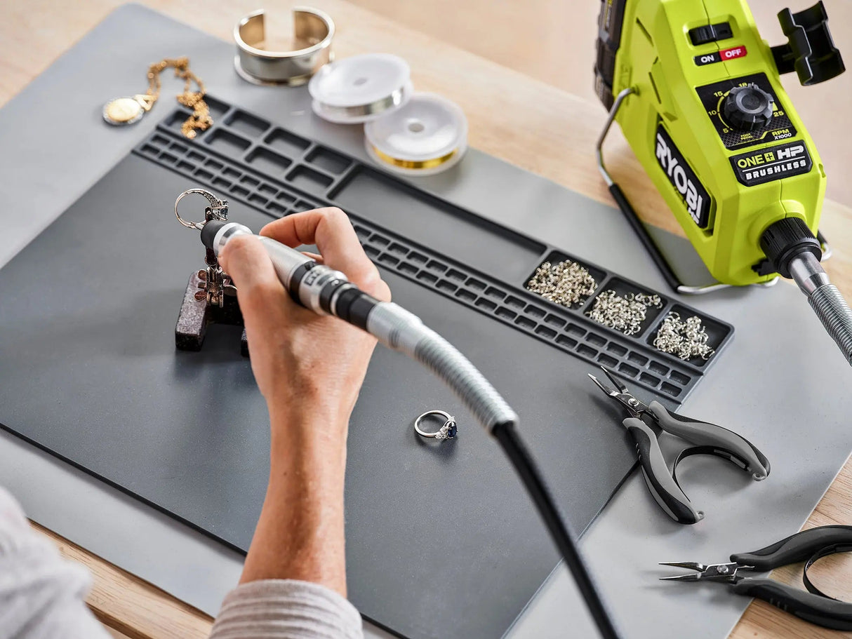 Open Box -  RYOBI ONE+ HP 18V Brushless Cordless Rotary Tool Kit with 2.0 Ah HIGH PERFORMANCE Battery and Charger