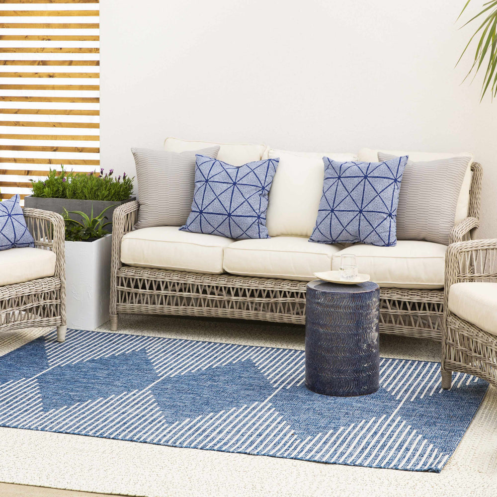 Stephan Navy Outdoor Rug
