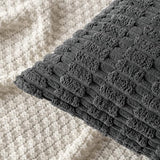 18"x18" Tufted Dot Corduroy Throw Pillow 16 Colors – Soft 3D Dotted Texture Cozy & Modern Accent Insert Included